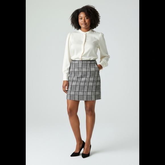 Talbots‎ Petites Glen Plaid Skirt Size 16P – Classic - Picture 3 of 8